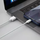 Baseus Simple Wisdom USB-A - Lightning Kábel - 1.5m 2.4A - Fehér - 2db