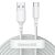 Baseus Simple Wisdom USB-A - USB-C Kábel - 1.5m 5A 40W - Fehér - 2db