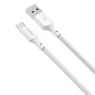 Baseus Simple Wisdom USB-A - USB-C Kábel - 1.5m 5A 40W - Fehér - 2db