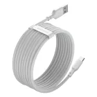 Baseus Simple Wisdom USB-A - USB-C Kábel - 1.5m 5A 40W - Fehér - 2db