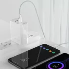 Baseus Simple Wisdom USB-A - USB-C Kábel - 1.5m 5A 40W - Fehér - 2db