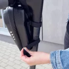 Wozinsky Vízálló Kormánytáska Rollerhez/Robogóhoz 2L - Fekete