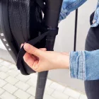 Wozinsky Vízálló Kormánytáska Rollerhez/Robogóhoz 3L - Fekete