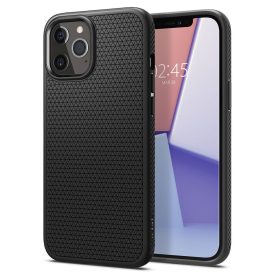 iPhone 12 / 12 Pro Tok - Spigen Liquid Air - Fekete iPhone 12 / 12 Pro Tok - Spigen Liquid Air - Fekete