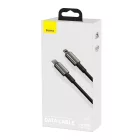Baseus Tungsten Gold USB-C - Lightning Kábel - 1m 20W - Fekete
