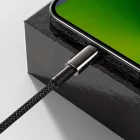 Baseus Tungsten Gold USB-C - Lightning Kábel - 1m 20W - Fekete