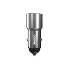 Dudao Autós Töltő USB + USB-C 22,5W PD QC - Szürke