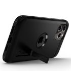 iPhone 12 / 12 Pro Tok - Spigen Tough Armor - Fekete