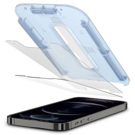   iPhone 12 / 12 Pro Kijelzővédő Üvegfólia - Spigen Glas.tR EZ Fit x 2 db
