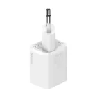 Baseus Super Si Hálózati Töltő 20W - USB-C + 1m USB-C-Lightning Kábel - Fehér