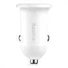 Baseus Autós Töltő Grain Pro - 2x USB-A - 4,8A - Fehér