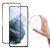 Samsung Galaxy S21+ Plus Kijelzővédő Üvegfólia - Wozinsky Full Cover Flexi Nano Glass - Fekete Kerettel