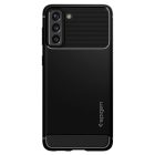 Samsung Galaxy S21 Tok - Spigen Rugged Armor - Fekete