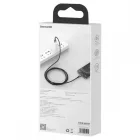 Baseus Tungsten Gold USB-A - Lightning Kábel - 1m 2.4A - Fekete