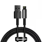 Baseus Tungsten Gold USB-A - Lightning Kábel - 2m 2.4A - Fekete