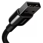 Baseus Tungsten Gold USB-A - Lightning Kábel - 2m 2.4A - Fekete