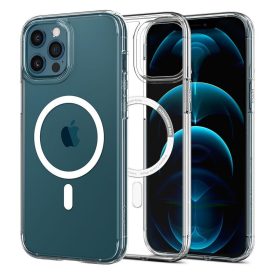 iPhone 12 / 12 Pro Tok - Spigen Ultra Hybrid MagFit - Fehér iPhone 12 / 12 Pro Tok - Spigen Ultra Hybrid MagFit - Fehér