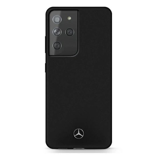 Samsung Galaxy S21 Ultra Tok - Mercedes Silicone Line - Fekete