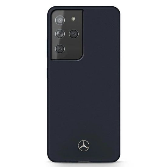 Samsung Galaxy S21 Ultra Tok - Mercedes Silicone Line - Kék