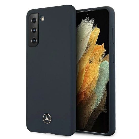Samsung Galaxy S21+ Plus Tok - Mercedes Silicone Line - Kék
