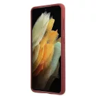 Samsung Galaxy S21+ Plus Tok - Mercedes Silicone Line - Piros