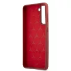 Samsung Galaxy S21+ Plus Tok - Mercedes Silicone Line - Piros