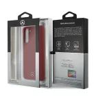 Samsung Galaxy S21+ Plus Tok - Mercedes Silicone Line - Piros