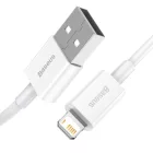Baseus Superior USB-A - Lightning Kábel - 0.25m 2.4A - Fehér