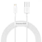 Baseus Superior USB-A - Lightning Kábel - 2m 2.4A - Fehér