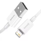 Baseus Superior USB-A - Lightning Kábel - 2m 2.4A - Fehér
