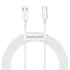Baseus Superior USB-A - USB-C Kábel - 2m 6A 66W - Fehér