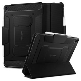   iPad Air 4 (2020) / 5 (2022) 10.9" Tok - Spigen Rugged Armor Pro - Fekete