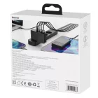 Baseus GaN2 Pro Hálózati Töltő 100W - 2x USB-A + 2x USB-C - Fekete