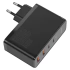 Baseus GaN2 Pro Hálózati Töltő 100W - 2x USB-A + 2x USB-C - Fekete