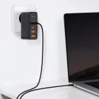 Baseus GaN2 Pro Hálózati Töltő 100W - 2x USB-A + 2x USB-C - Fekete