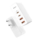 Baseus GaN2 Pro Hálózati Gyorstöltő 100W - 2xUSB + 2xUSB-C - Fehér