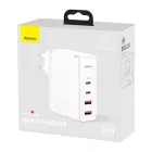 Baseus GaN2 Pro Hálózati Gyorstöltő 100W - 2xUSB + 2xUSB-C - Fehér