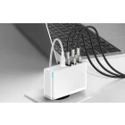 Baseus GaN2 Pro Hálózati Gyorstöltő 100W - 2xUSB + 2xUSB-C - Fehér