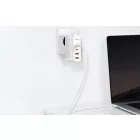 Baseus GaN2 Pro Hálózati Gyorstöltő 100W - 2xUSB + 2xUSB-C - Fehér