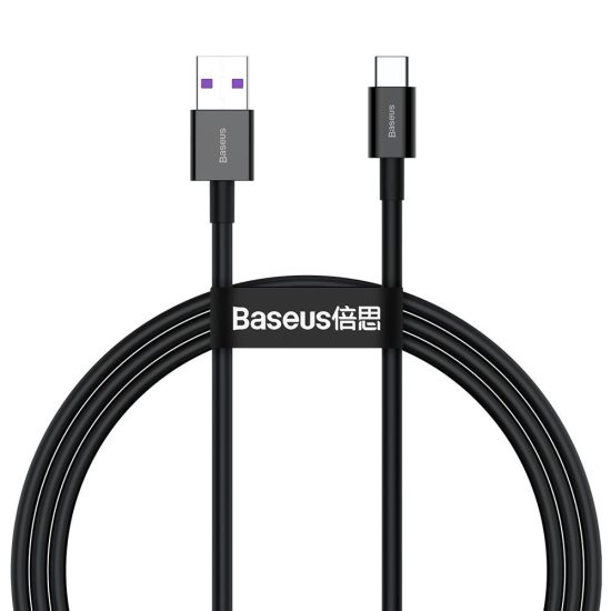 Baseus Superior USB-A - USB-C Kábel - 1m 6A 66W - Fekete