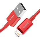 Baseus Superior USB-A - Lightning Kábel - 1m 2.4A - Piros