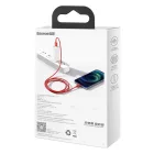 Baseus Superior USB-A - Lightning Kábel - 1m 2.4A - Piros