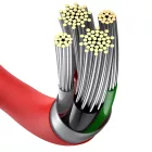Baseus Superior USB-A - Lightning Kábel - 1m 2.4A - Piros