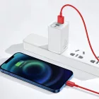 Baseus Superior USB-A - Lightning Kábel - 1m 2.4A - Piros