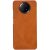 Xiaomi Redmi Note 9T 5G Tok - Nillkin Qin Leather - Barna