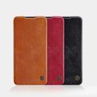 Xiaomi Redmi Note 9T 5G Tok - Nillkin Qin Leather - Barna