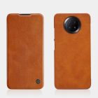 Xiaomi Redmi Note 9T 5G Tok - Nillkin Qin Leather - Barna
