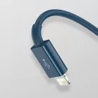 Baseus 3in1 Superior USB-A - USB-C + micro + Lightning Kábel - 1.5m 3.5A - Kék