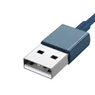 Baseus 3in1 Superior USB-A - USB-C + micro + Lightning Kábel - 1.5m 3.5A - Kék