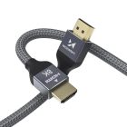 Wozinsky HDMI 2.1 Kábel - 8K 60Hz 48Gbps / 4K 120Hz / 2K 144Hz - 1m - Ezüst